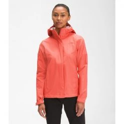 The North Face Womens Venture 2 Jacket Emberglow Orange Heather