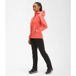 The North Face Womens Venture 2 Jacket Emberglow Orange Heather
