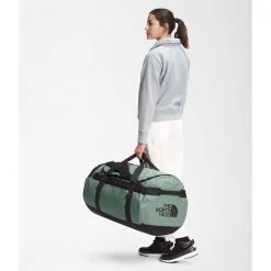 The North Face Base Camp Duffel Large Laurel Wreath Green-TNF Black
