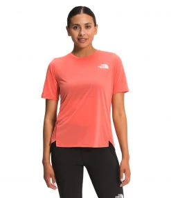 The North Face Womens Up With The Sun S/S Shirt Emberglow Orange
