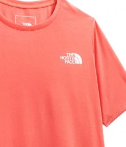 The North Face Womens Up With The Sun S/S Shirt Emberglow Orange