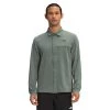 The North Face Mens First Trail UPF Long-Sleeve Shirt Agave Green
