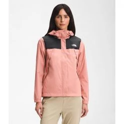 The North Face Womens Antora Jacket TNF Black/Rose Dawn