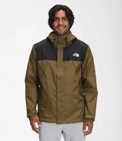 The North Face Mens Antora Jacket TNF Black/Military Olive