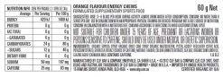 CLIF SHOT BLOKS ORANGE CAFFEINE 60g Hike/Camp