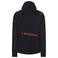 Womens La Sportiva Run Jacket W Black/Hibiscus