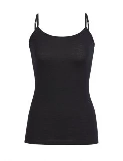 ICEBREAKER WMNS Siren Cami Black/Black Womens
