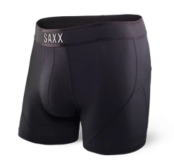 Mens Saxx Kinetic Boxer Brief Blackout