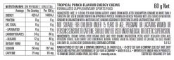 Hike/Camp CLIF SHOT BLOKS TROPICAL PUNCH CAFFEINE 60g