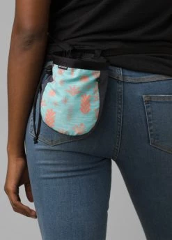 Accessories Prana Graphic Chalk Bag With Belt Coal Foliage