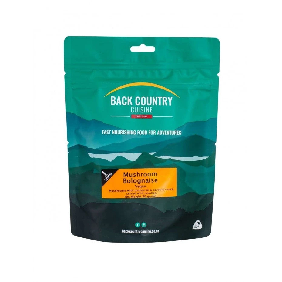 BACK COUNTRY BACKCOUNTRY MUSHROOM BOLOGNAISE SINGLE 1 BACK COUNTRY BACKCOUNTRY MUSHROOM BOLOGNAISE SINGLE
