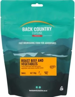 BACK COUNTRY BACKCOUNTRY ROAST BEEF AND VEG SINGLE Hike/Camp