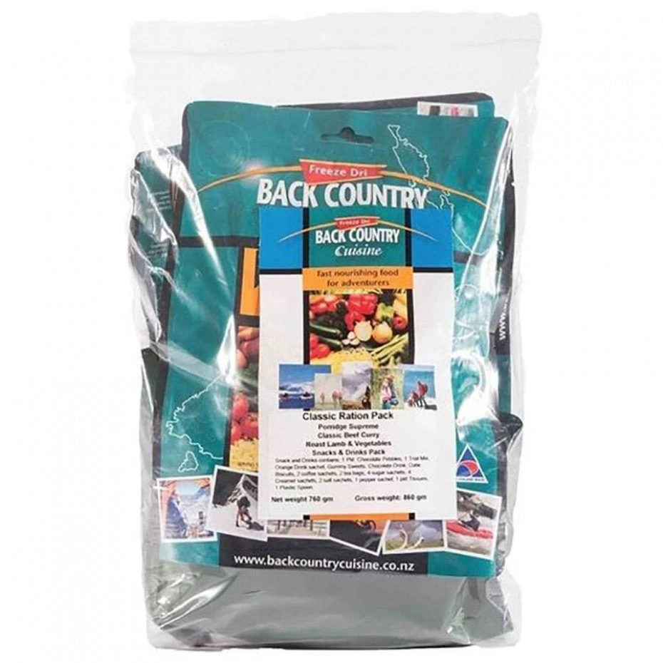 BACK COUNTRY BACKCOUNTRY RATION PACK CLASSIC 1 BACK COUNTRY BACKCOUNTRY RATION PACK CLASSIC