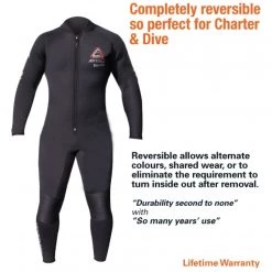 ADRENALIN Men Dive Steamer Wetsuit Reversible 5mm Climb/Canyon