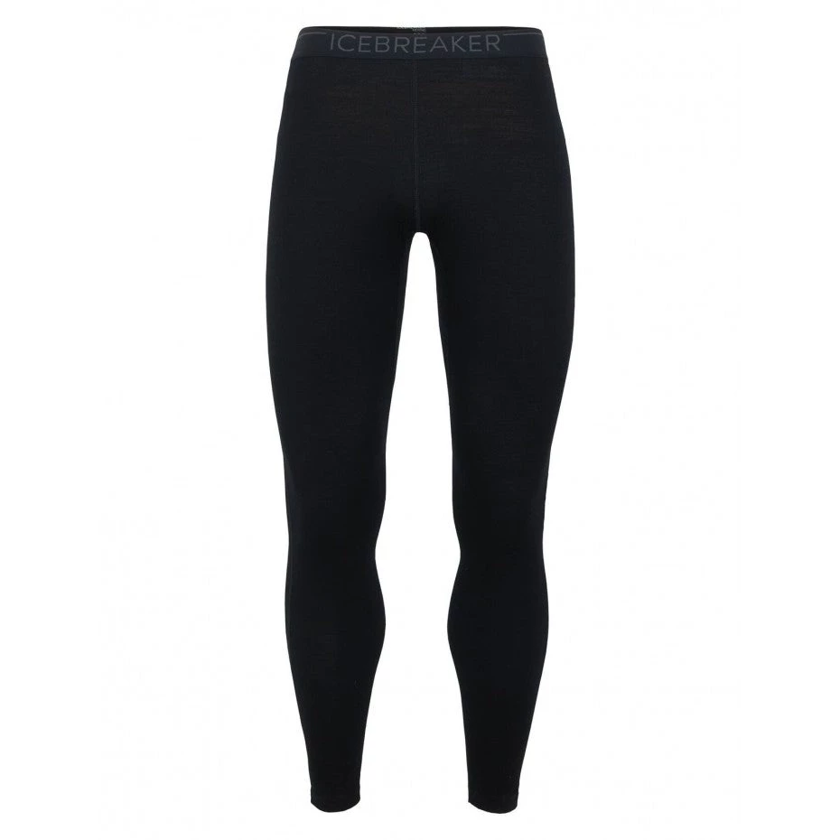 ICEBREAKER Mens 260 Tech Leggings Black/Monsoon 1 ICEBREAKER Mens 260 Tech Leggings Black/Monsoon