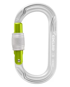 EDELRID Oval Power 2500 Screwgate Silver Climb/Canyon