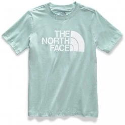 Womens THE NORTH FACE W SS HALF DOME TEE WNDMIL BLU/TNF WHT
