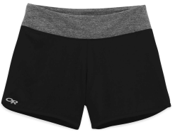 OUTDOOR RESEARCH Womens Delirium Shorts BLACK/PEWTER Clearance