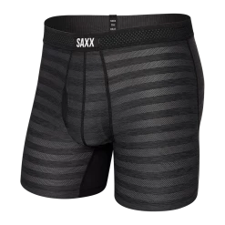 Saxx Hot Shot Boxer Brief Fly Black Heather