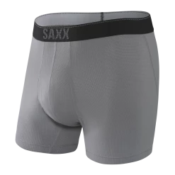 Saxx Quest Boxer Brief Fly II Dark Charcoal