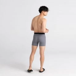 Saxx Quest Boxer Brief Fly II Dark Charcoal