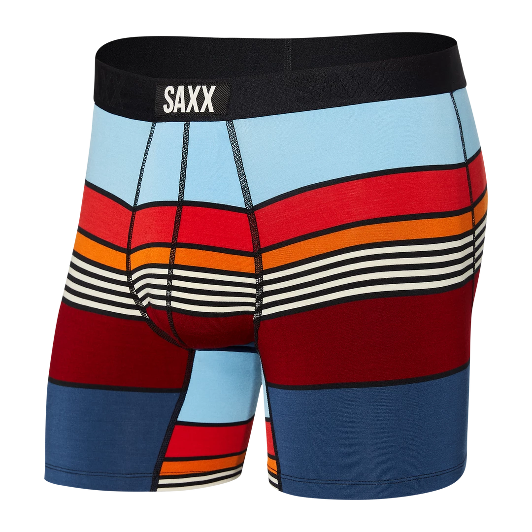 Mens Saxx Vibe Boxer Brief Navy Super Stripe 1 Mens Saxx Vibe Boxer Brief Navy Super Stripe