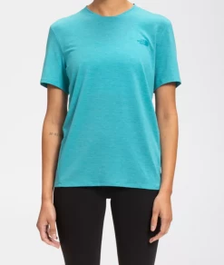 The North Face Womens Wander S/S Tee Maui Blue Heather