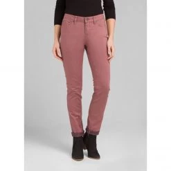 Womens PRANA Kayla Jean Regular Inseam Dark Mauve